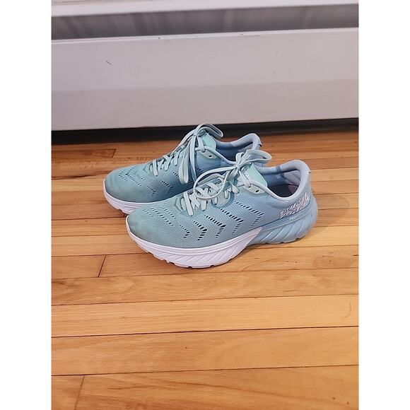 Hoka One One Mach 2 Profly Aqua Sneakers Comfort Running Shoes Women’s Size 7.5 - Picture 1 of 13